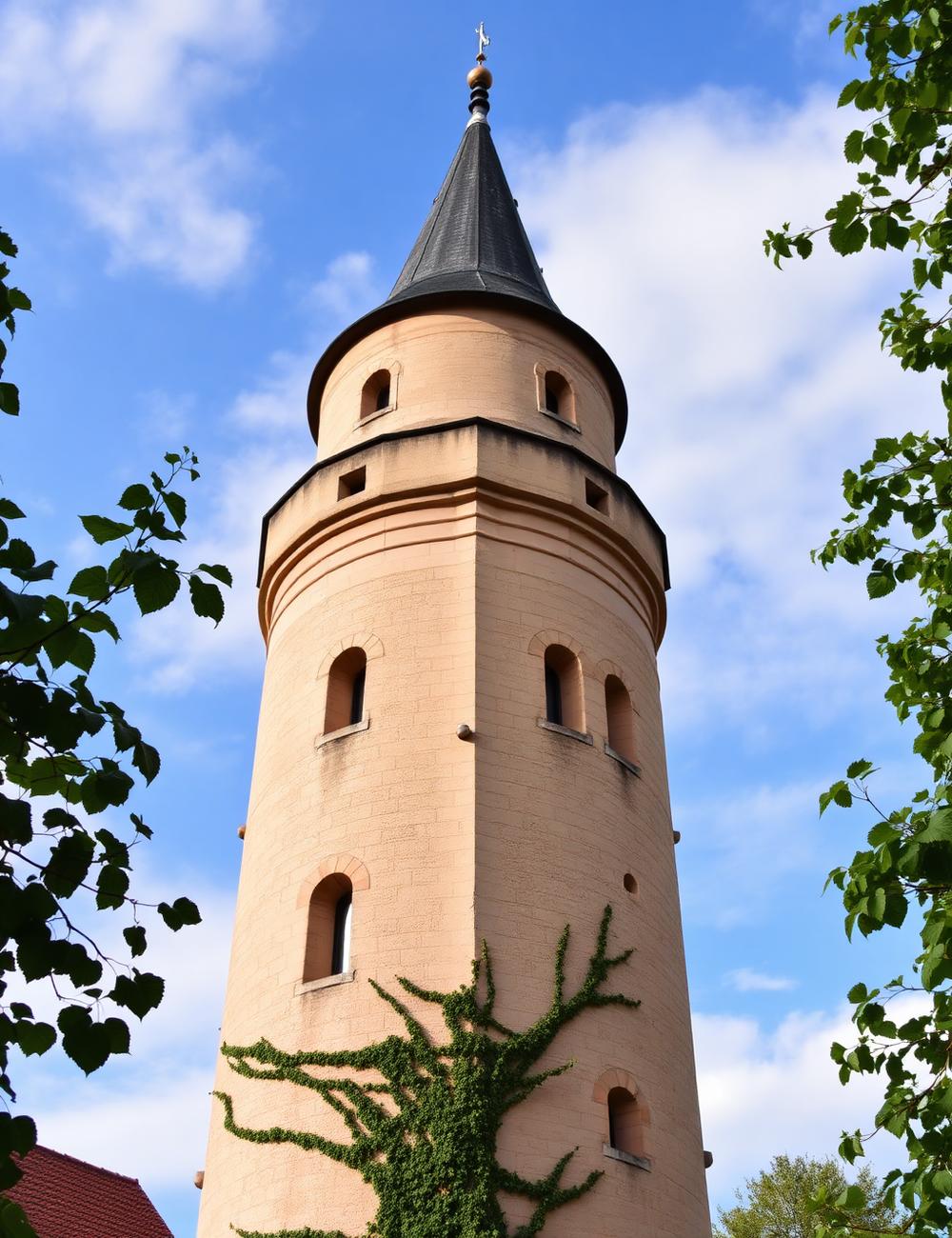 Der Lauerturm bei Tag – historischer Wehrturm